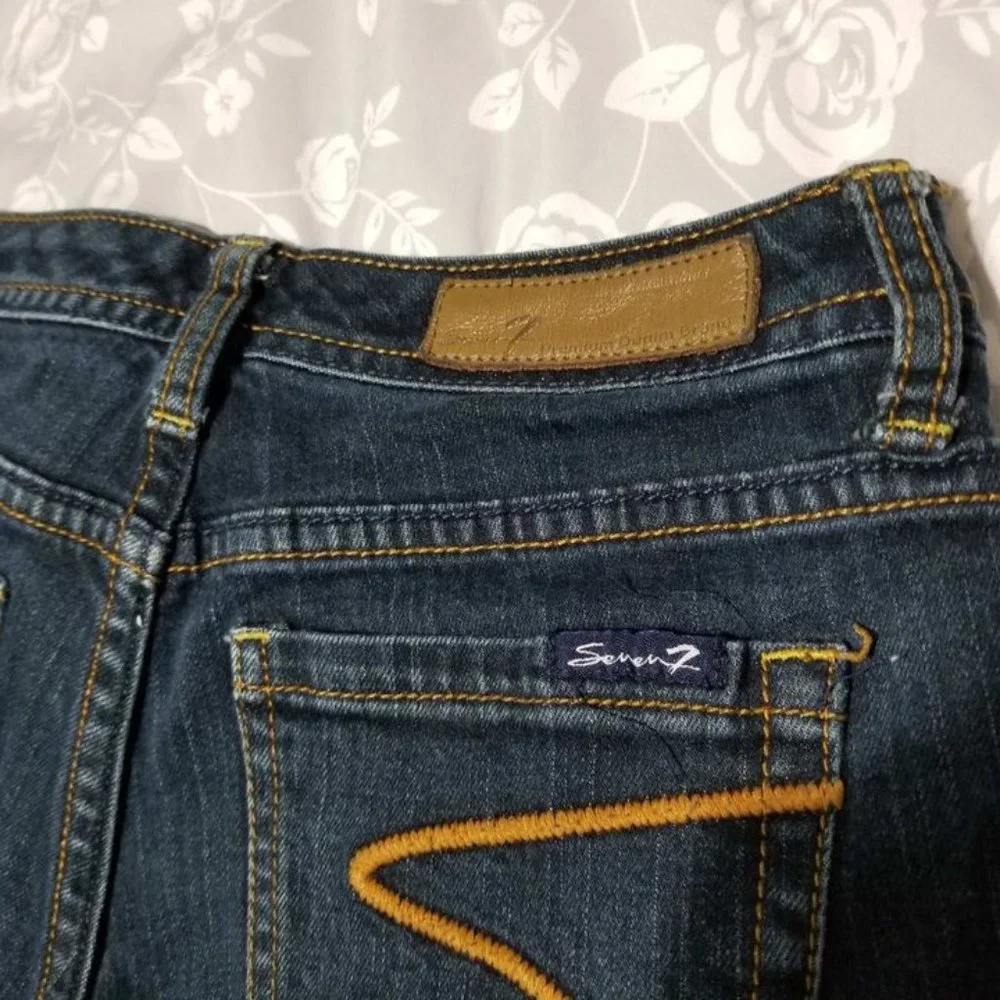 Seven Brand Capri Jeans - Size 25 - 22" Inseam - Picture 8 of 11